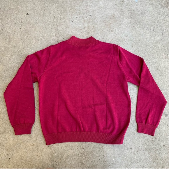 Vintage Pendleton Mock Neck Sweater Pink Small - Picture 4 of 4